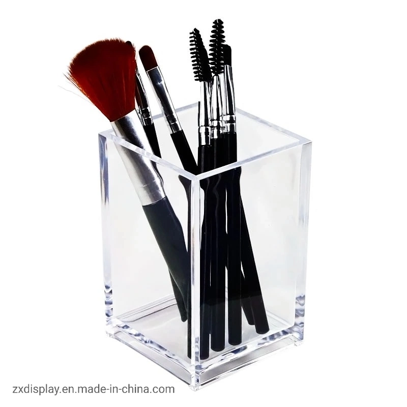 Mujeres Maquillaje Brush Holder y Eye Shadow Pen almacenamiento Box