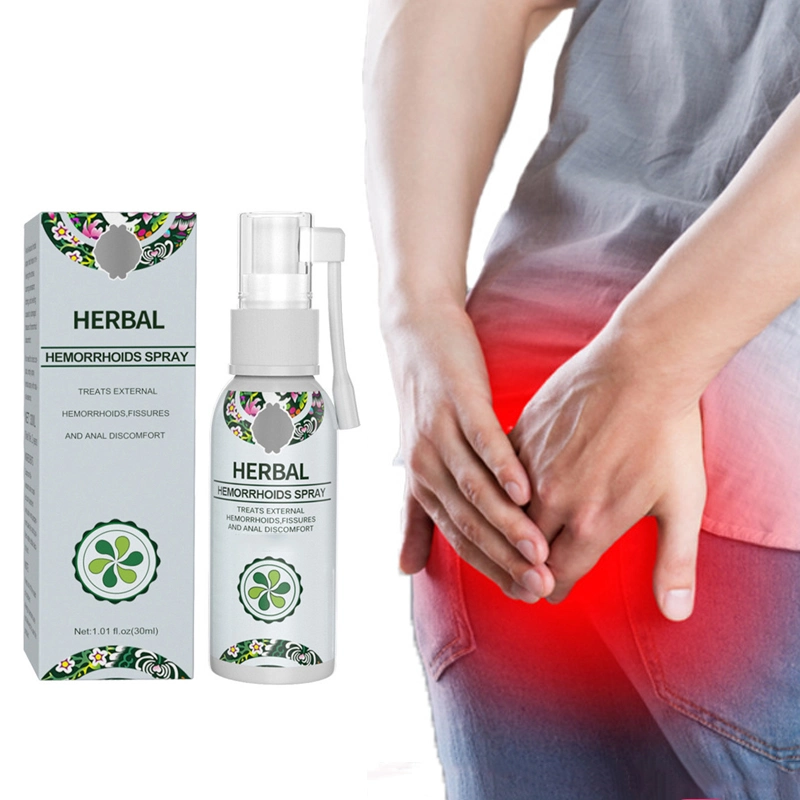 30ml 100% Natural Herbal Hemorrhoids Spray Powerful Hemorrhoids Treatment Agent Relieve Anal Pain Hemorrhoids Spray