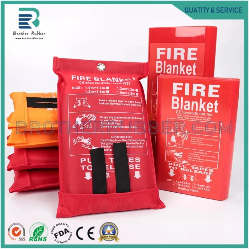 Emergency Smoker Insulation Silicone Fabric Welding Blanket