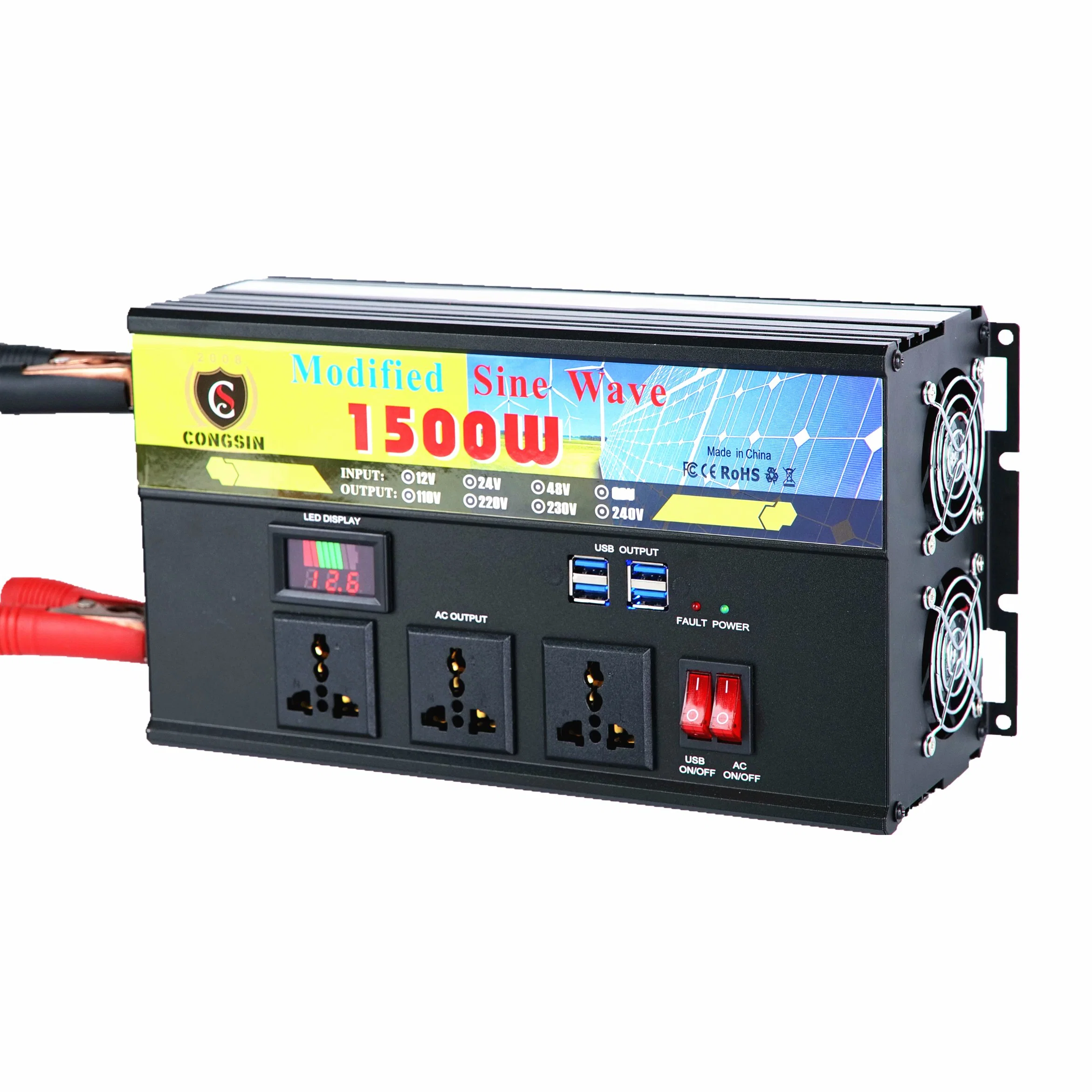 1.5KW modified sine wave inverter with LED display screen