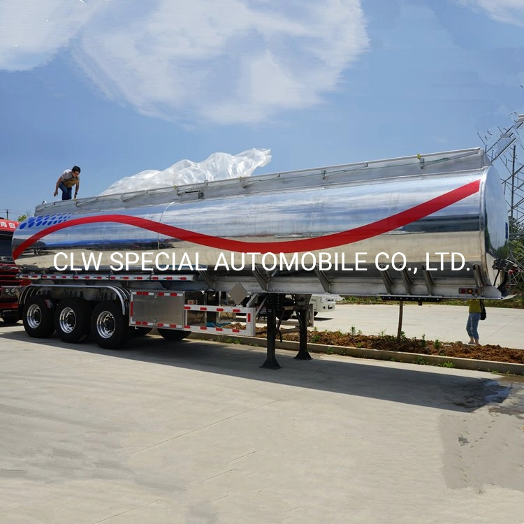 42cbm 45cbm Europe Standard Aluminum Alloy Adr Oil Tank Trailer Petrol Tank