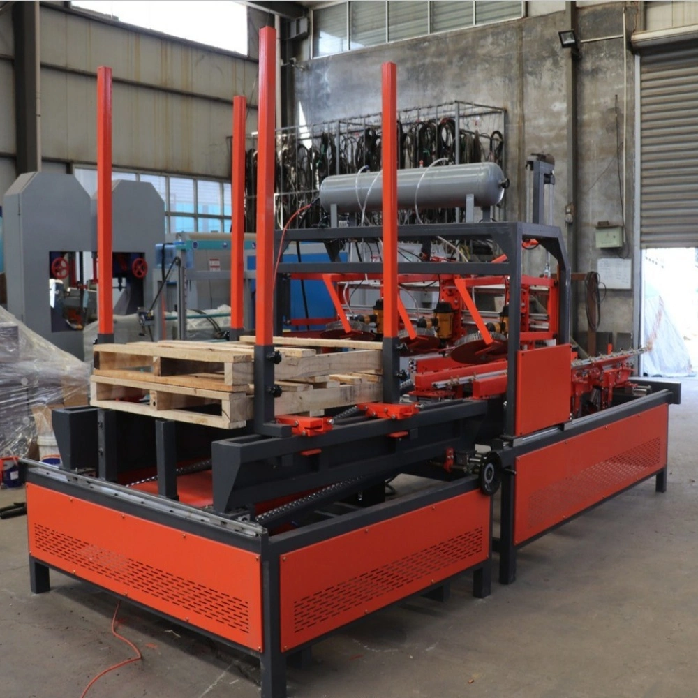 Euro/American Pallet Nailer Block/Stringer Pallet Nailing Machine Automatic Wood Pallet Assembly Line