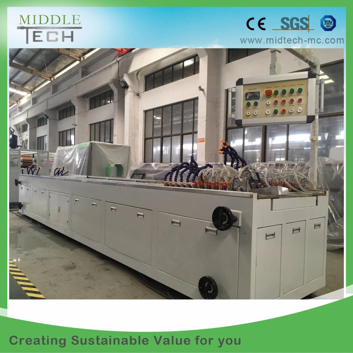 Plastic PVC/PE/PP+ Wood (WPC) Composite Decking, Floor, Fence Board Profileextruding Equipment