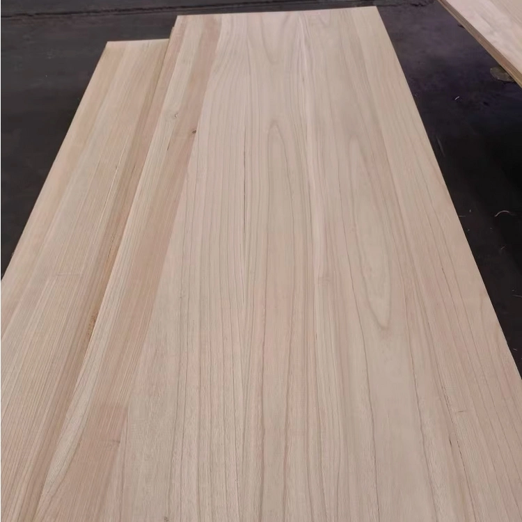 Production of Natural Color Environmental Protection Paulownia Edge Glued for Interior Decoration