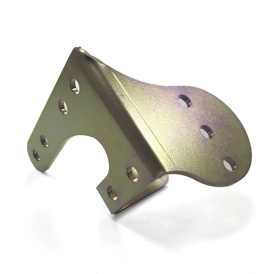 Sheet Metal Fabrication Bending Services Punching Zinc Plated Bracket