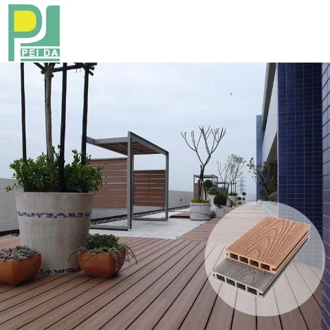 Outdoor Swimming Pool Solid WPC Wood-Plastic Composite Decking Floor Board