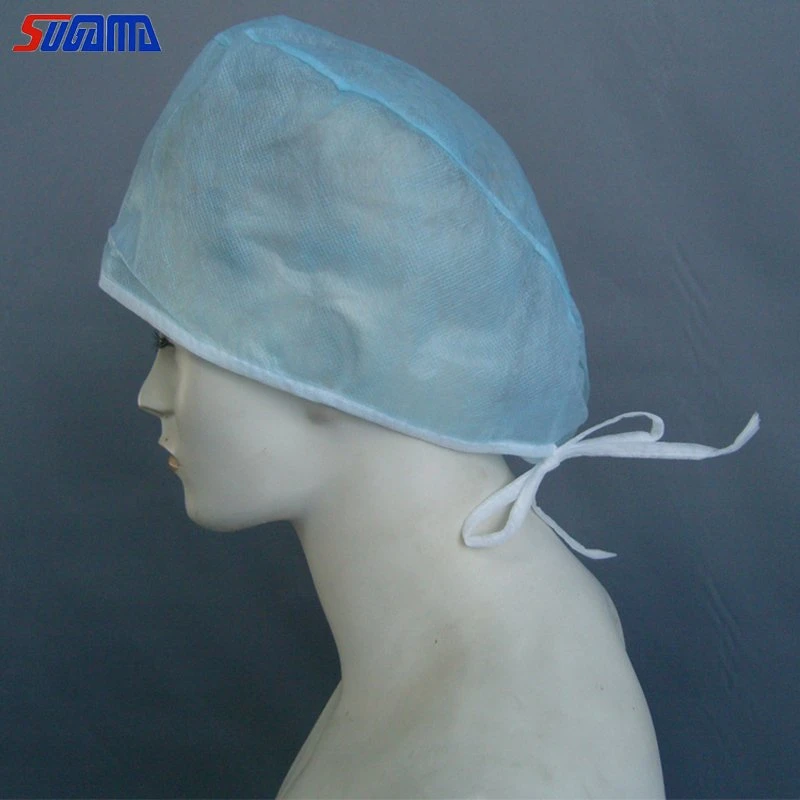 Cheap Price Disposable Surgical Surgeon Doctor Nonwoven Cap