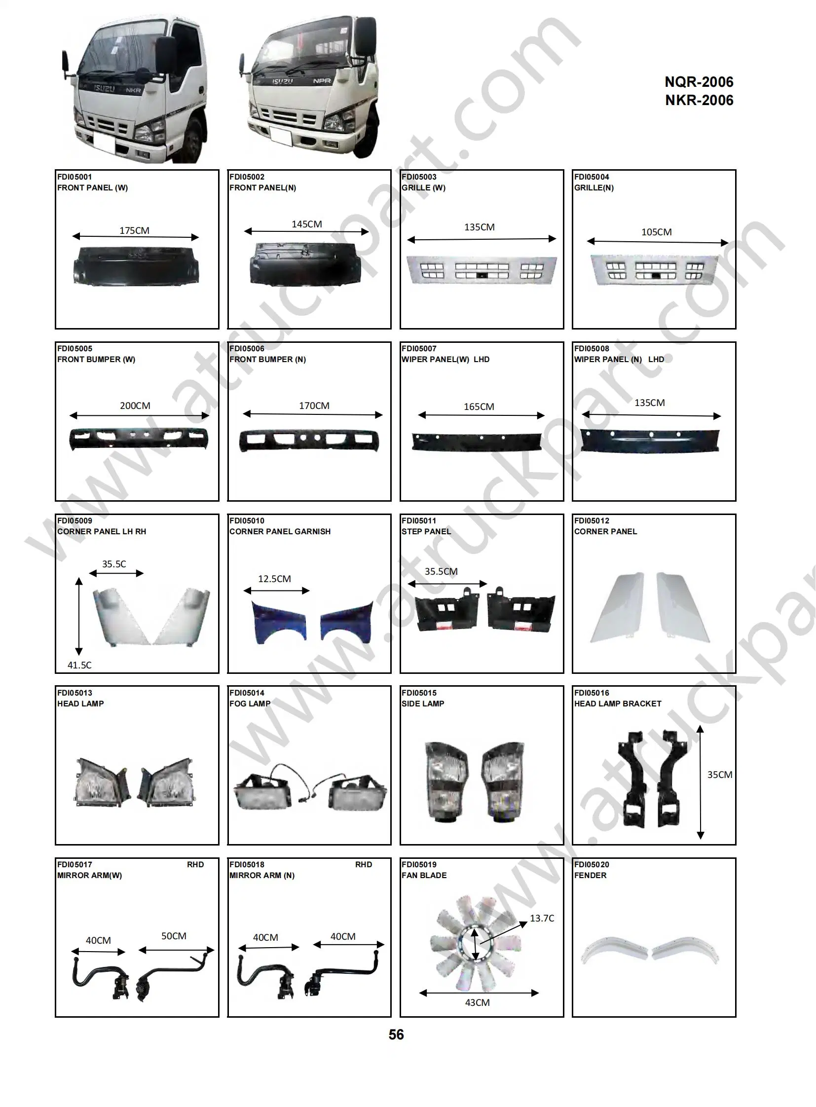 Headlmap LED for #Isuzu 600p Truck Parts