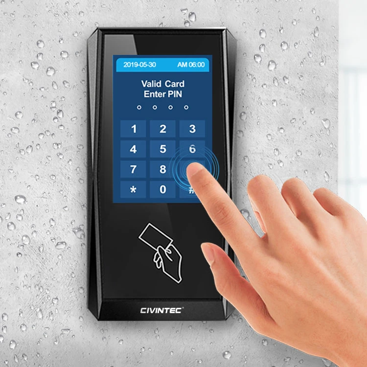 Cloud HTTP TCP IP 4G Keypad NFC Access Control Card Reader Barcode Scanner Door Access Control System