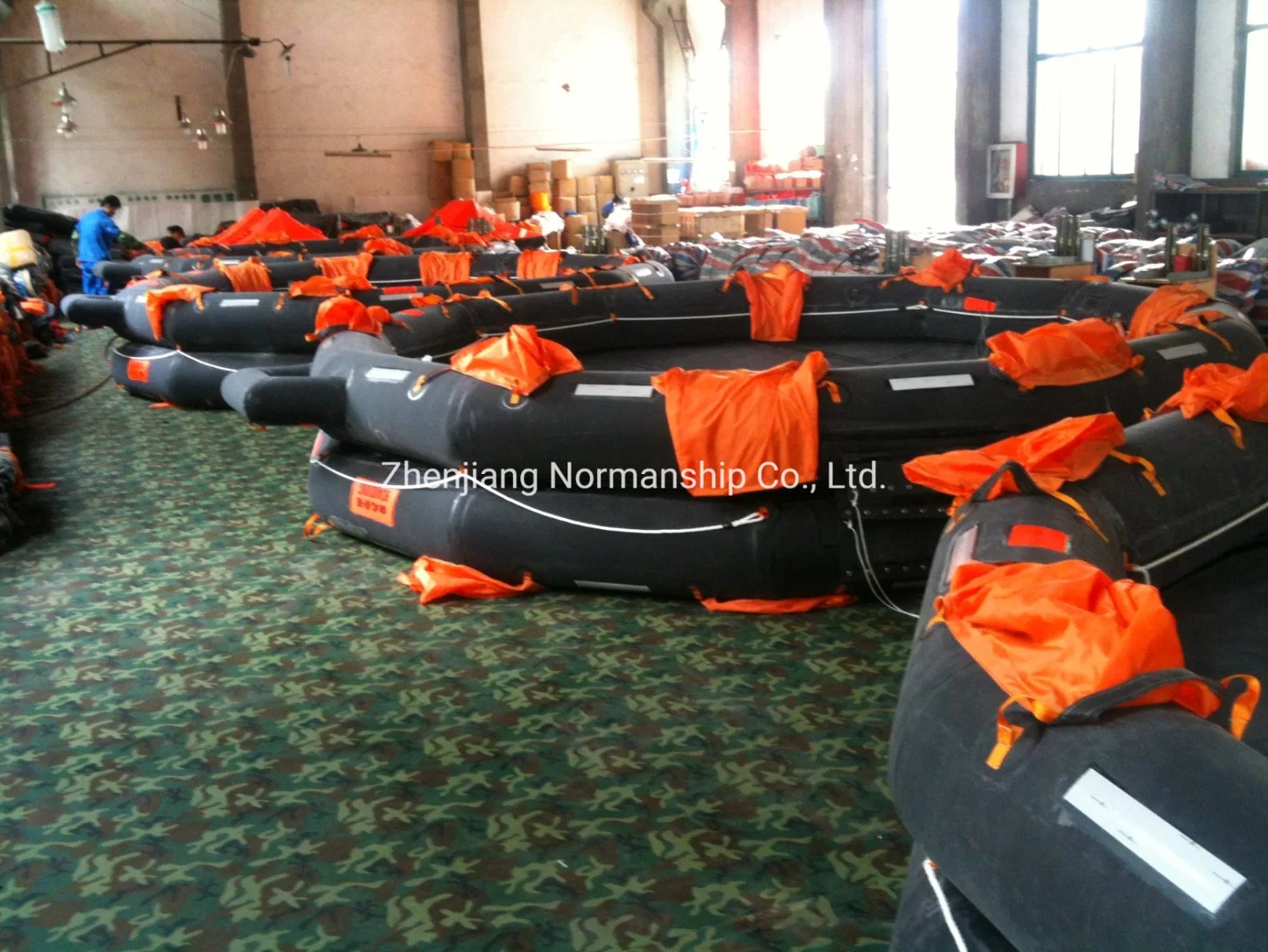 50 Persons Open Reversible Inflatable Life Raft