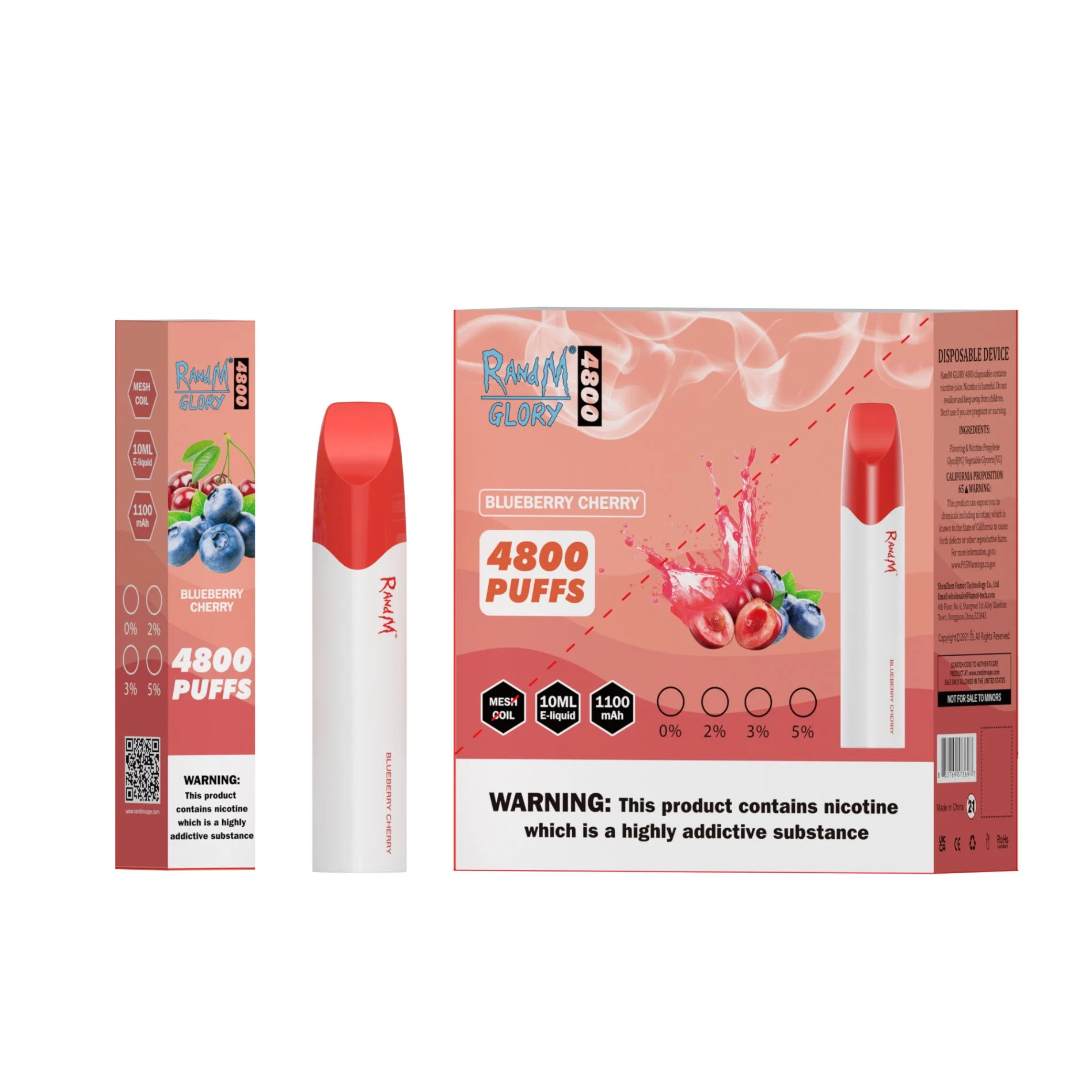 Vope Pod E Cigarette Liquid 4800 Caladas 12 Sabores