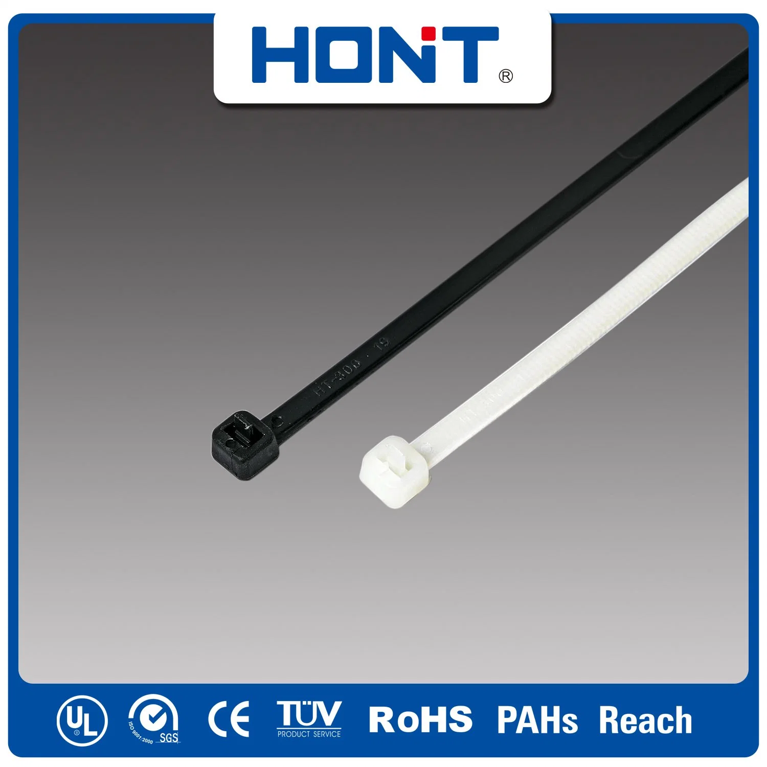 High quality/High cost performance  White Ht-7.2*400 Plastic Cable Zip with SGS