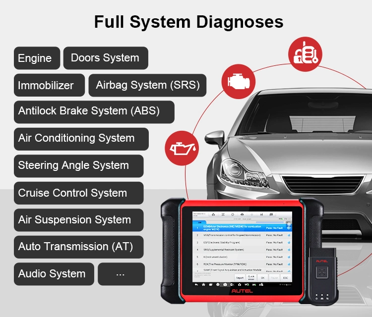 Autel Scanner Maxicom Mk906bt Car Tools Auto Diagnostic