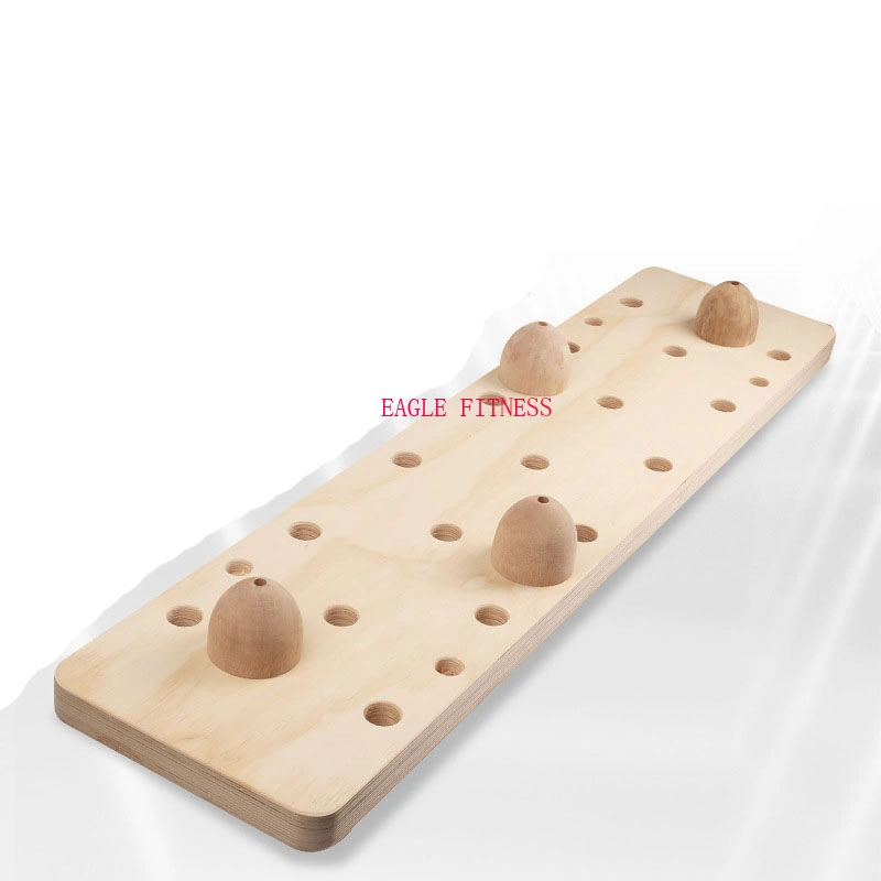 Wholesale Wall Mounted Fitness Wooden Climbing Peg Board Cross Training Exercise Equipment