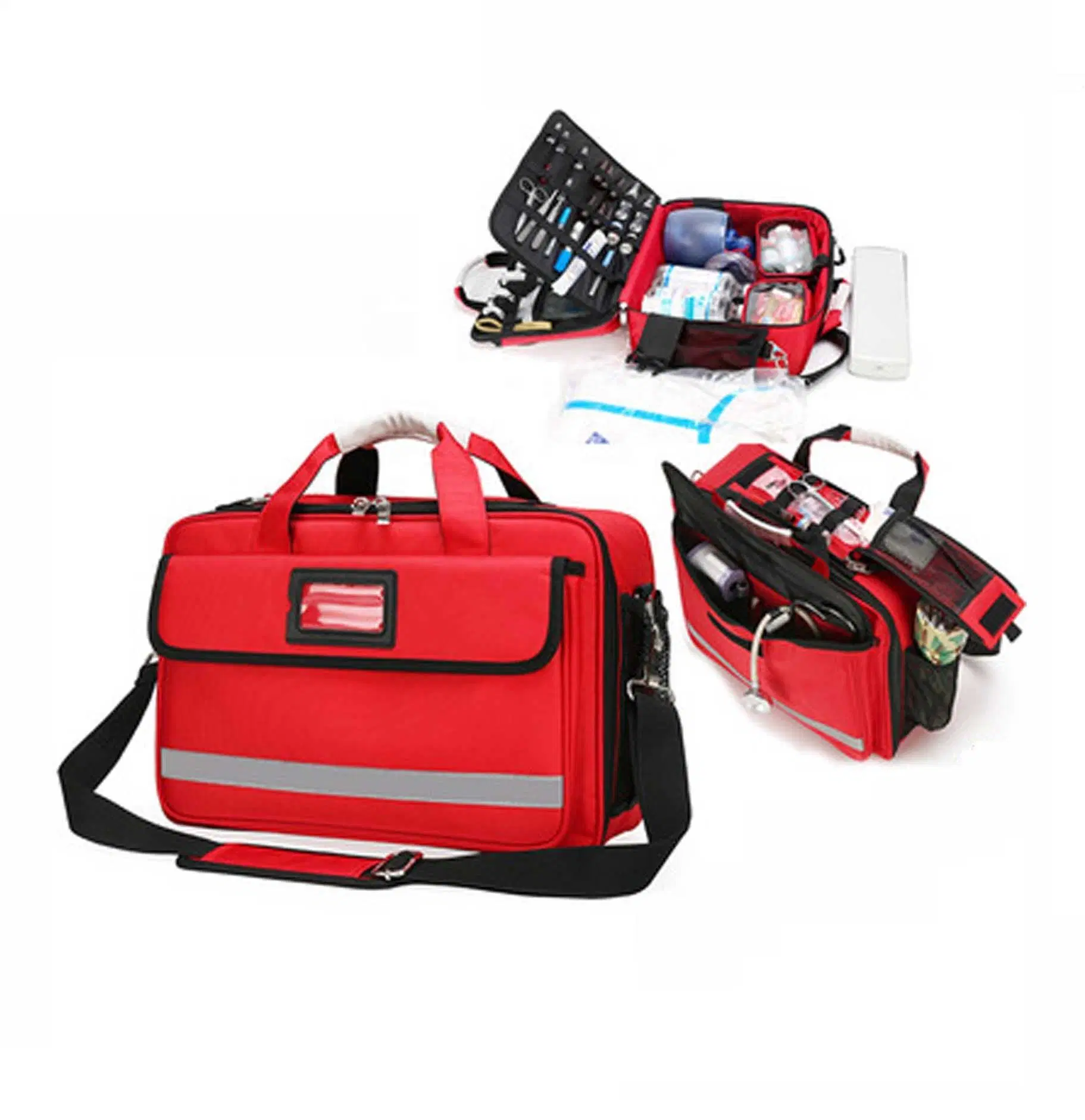 Advanced Life Support Rapid Response Corss Body Fireproof Adventure Paramedic Med Grab Medical Bag Kit Bags Equipped Medical Bag