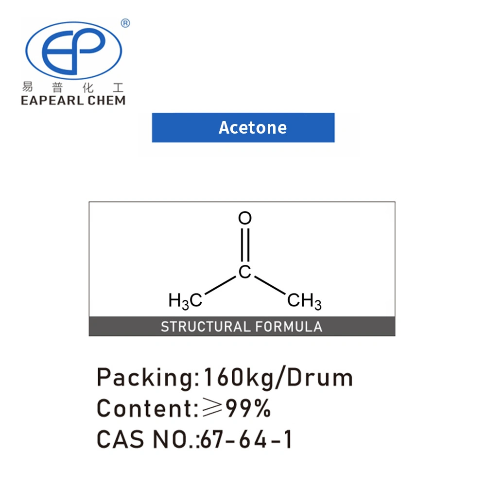 99% Acetona Grado Industrial para síntesis Química materia prima