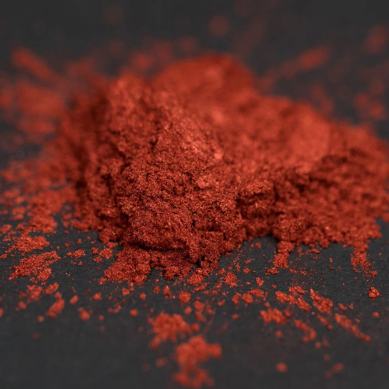 Printing Ink Pigments U9906 Synthetic Mica Chinese Red Effect Pigments Pure Metal Red Textile Leather