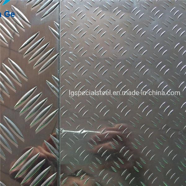 4X8 5 Bar Aluminum Tread Checkered Plate