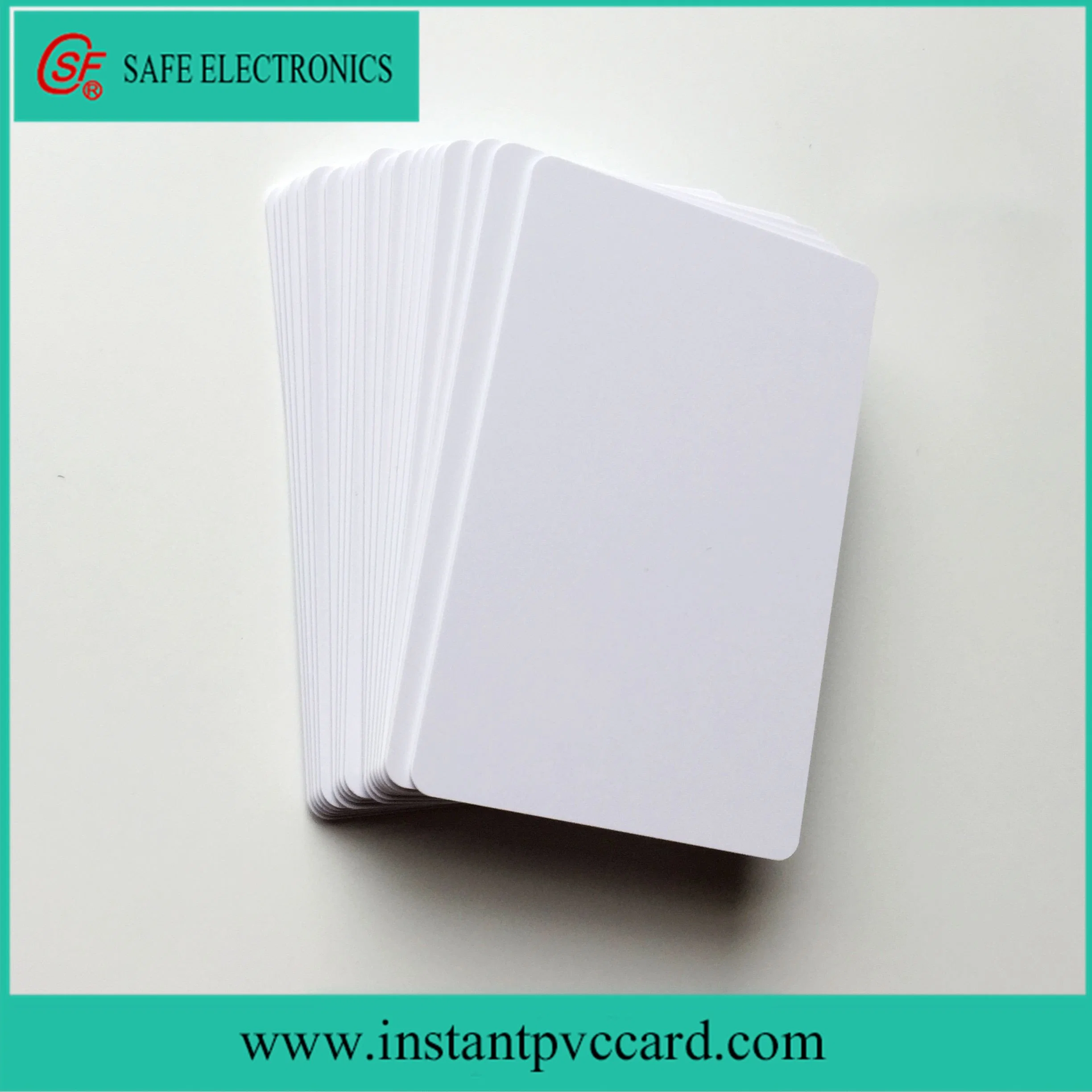 Two Sides Printable Cr80 Size Blank Inkjet Printable PVC Card