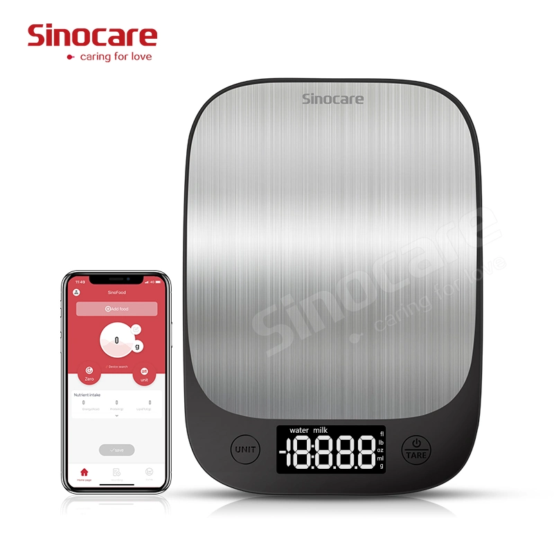 Sinocare Kitchen Scale Wholesale Glass Digital Scale Weighing Electronic 5 Kg Kitchen Scale