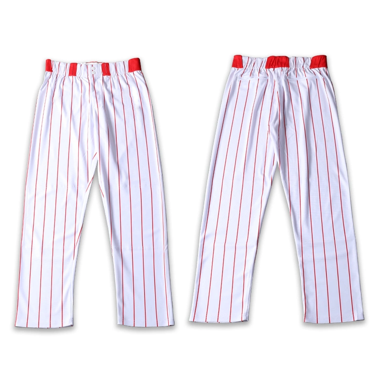 Custom Baseball Uniform Set Shirts Pants Sublimation Logo Print Strip Baseball Softball Wear