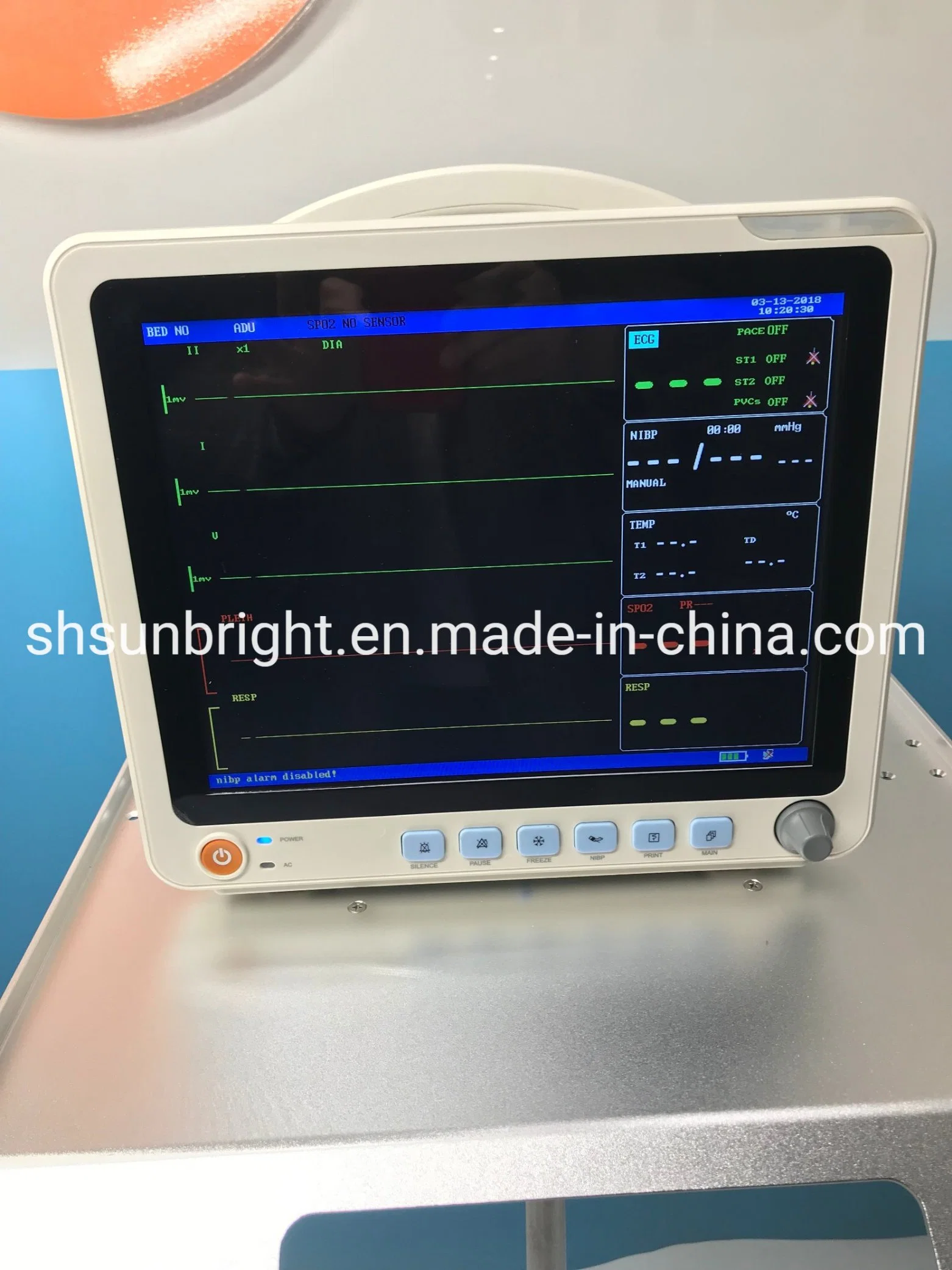 Multi Usage for Child and Adult High Safety Patient Monitor