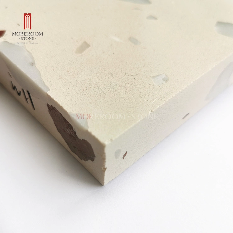 Beige Glass Mosaic Beige Terrazzo Stone