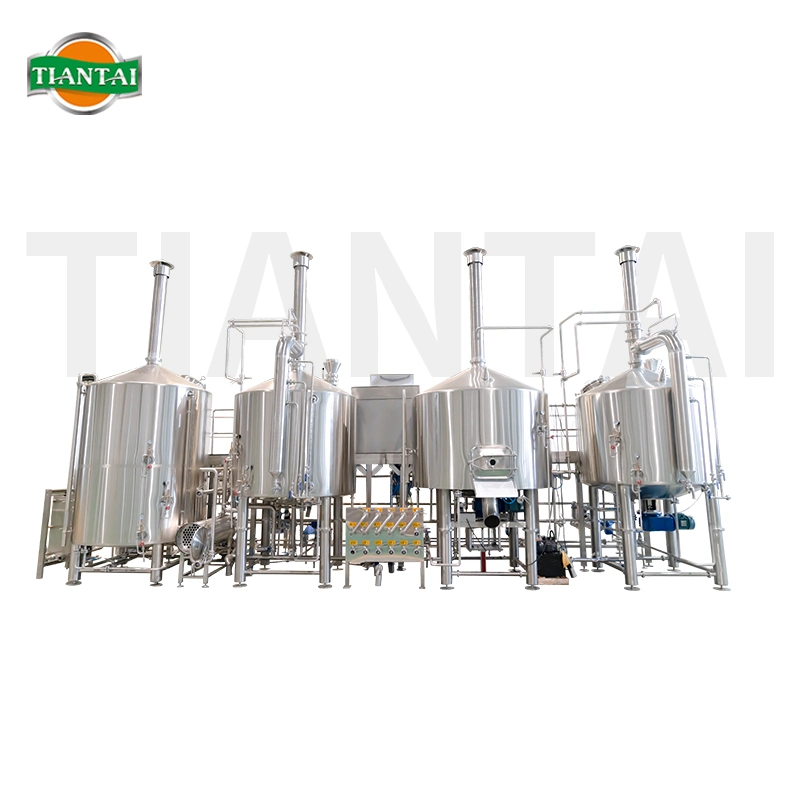 2500L Steam Heated Four Vessel Draught Beer Fermenting Equipment