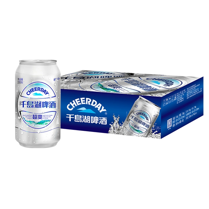 Cheerday Lager Beer 330ml Can 3.1% Beer Drink Alcoholic Beer for OEM