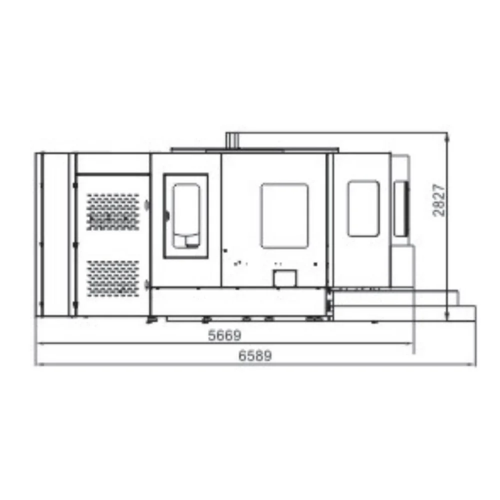 Horizontal Machining Center Series, High Efficiency, Machine Lathe