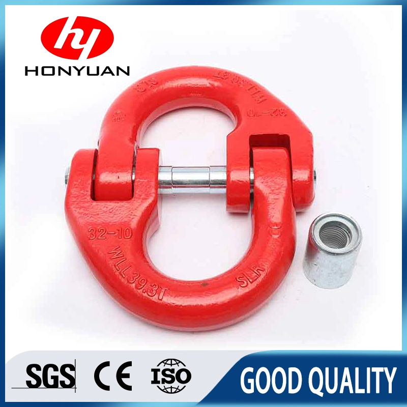 CE Alloy Steel G80 European Type Drop Forged Lifting Chain Connecting Link