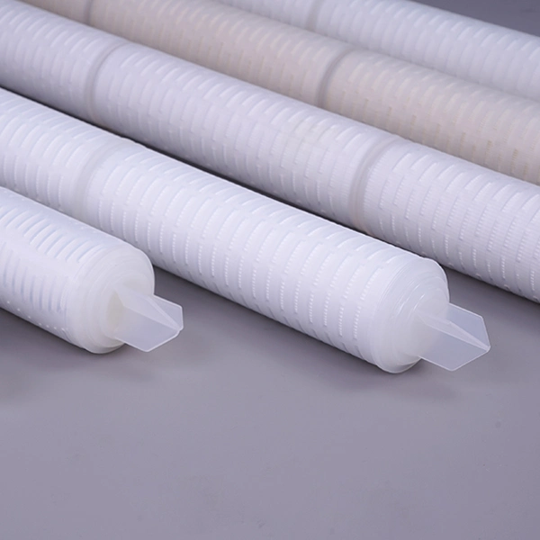 PTFE Hydrophilic Pleated Filter Cartridge for Chemical Solvents, Fine Chemicals, Inks, etc