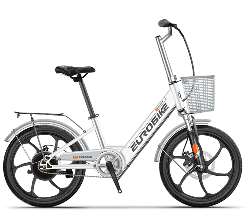 2023 Popular Lithium E-Bike, China Manufacturer Good Quality&Famous Brand, 20" Steel Frame&350W Motor, 1.75 Tyre, 1 Speed, 132*20*72cm