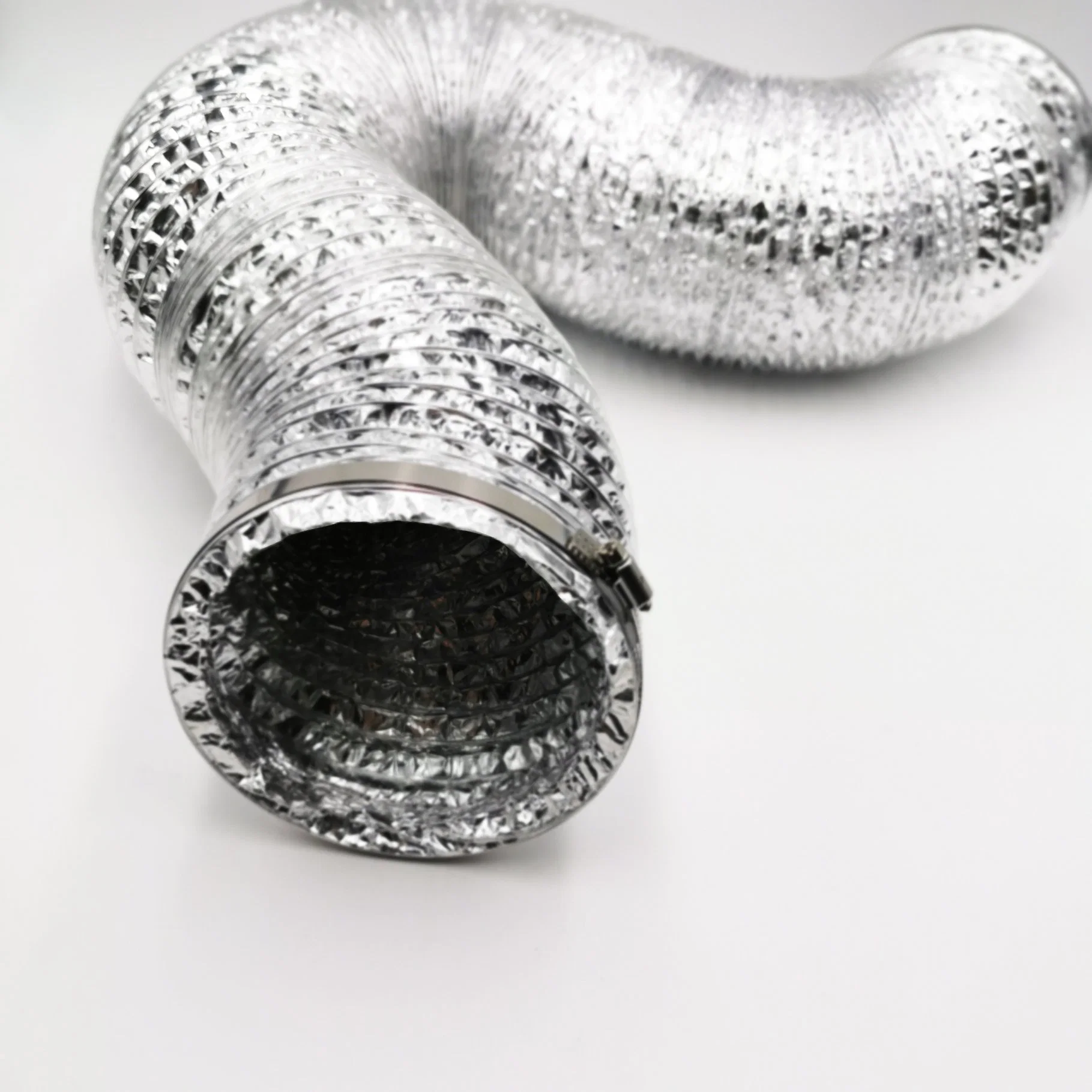 Soy Sauce Brewery Ventilation Exhaust Pipe Anti-Corrosion and Durable Aluminum Foil Duct