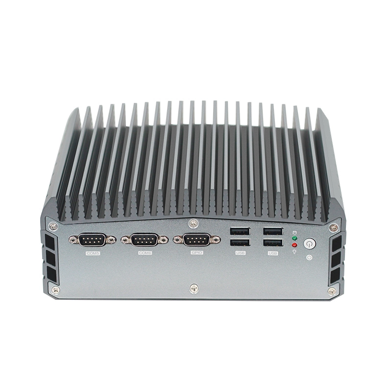 Fanless Industrial PC I3-8100u 2LAN VGA 2RS422 HD Mini PC 2USB3.0 DDR4 4USB2.0 SATA 4RS232 Fanless Industrial Computer