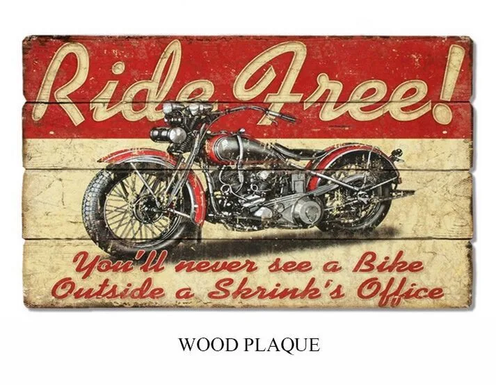 Wooden Decorative Plaque Wall Wood Newest Style Board with&#160; Motorcycle