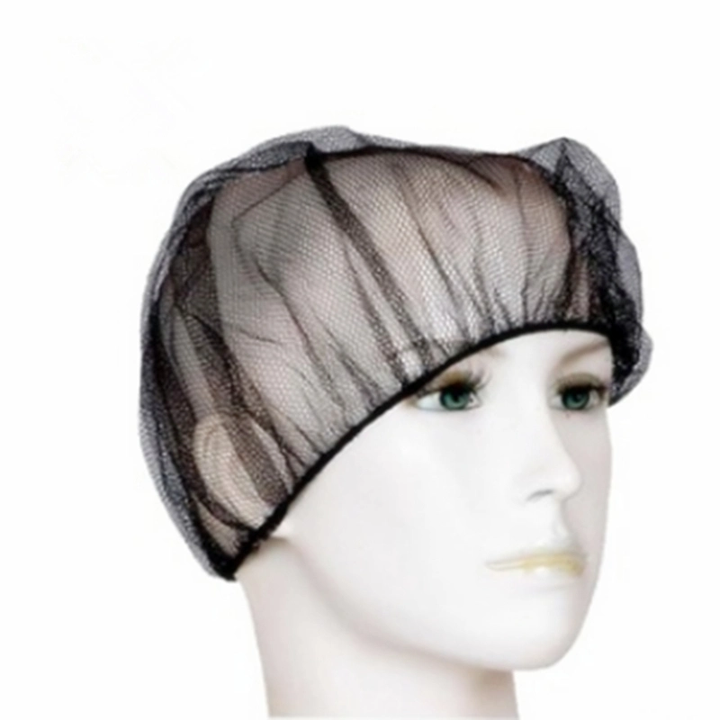 Disposable Hair Net Round Cap with Different Size and Thickness for Protecting The Workers From The Dust, Pollution and Hair