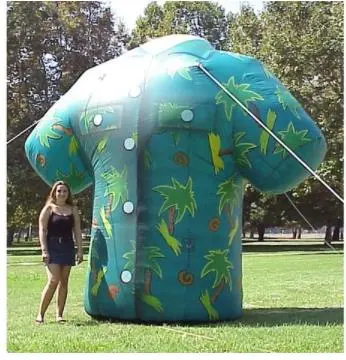 2023 Новая кофта Giant Inflatable Green Hawaiian