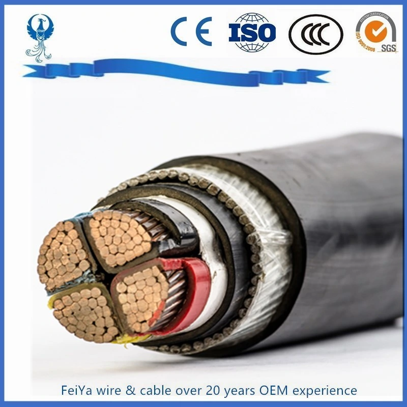 0.6/1kv Cu Conductor PVC Isnulation Aluminum Tape PVC Power Cable