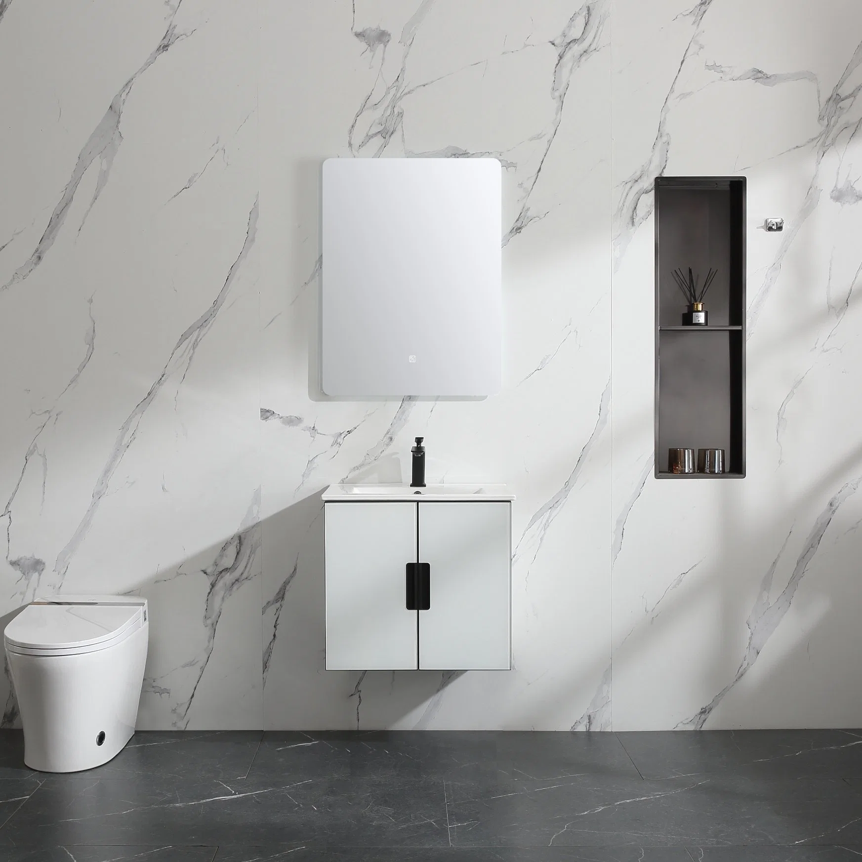 New Design Wholesale Single Sinks Modern 30inch Solid Wood Bathroom Vanity