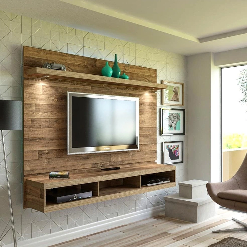 Armário de TV grossista Tabela com paletes de madeira, mesa console Mobiliário Residencial Sala Armários modernos suportes para televisores