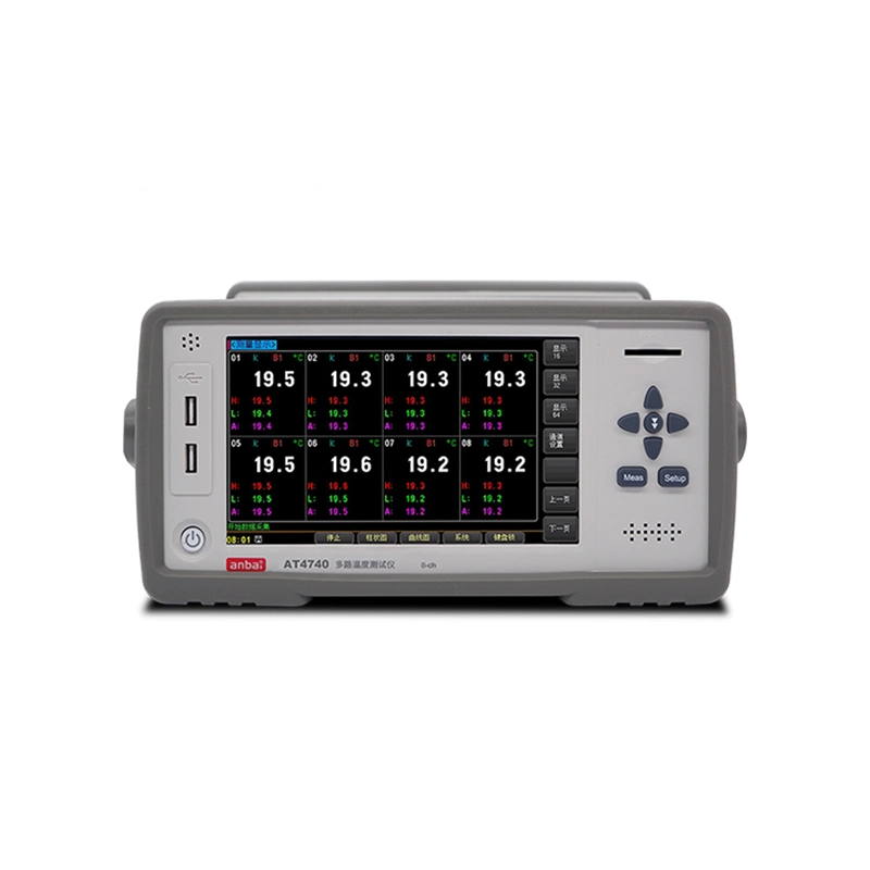 At4740 Temperature Data Logger Recorder 40 Channels Display Simultaneously on Screen