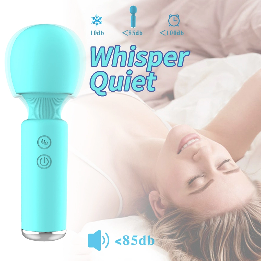 Erwachsene Spielzeug kleine Größe magnetische USB Wand-Massagegerät Vibrator leistungsstark 10 Frequenz Massage AV Wand für Frauen Sex