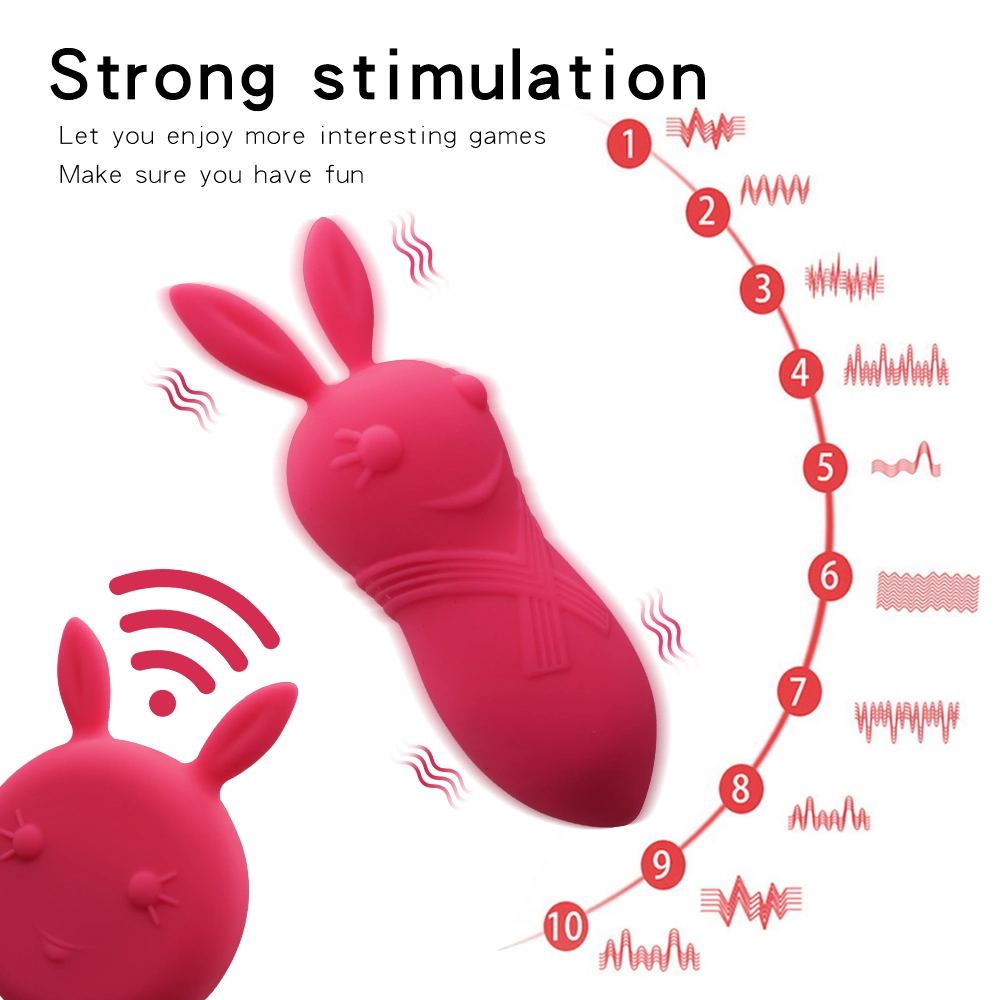 Пульт ДУ электрическим током заяц вибрации вибрирующим яйцо женской мастурбации устройство массажер развлечения для взрослых продуктов