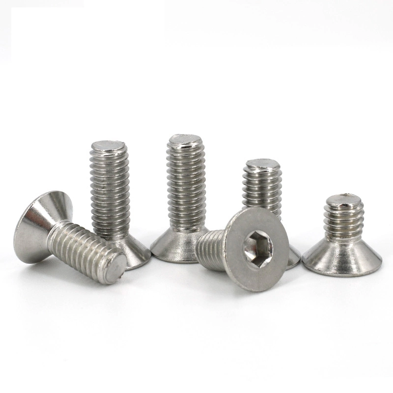 Stainless Steel DIN7991 M3-M16 Hex Socket Countersunk Flat Head Screws