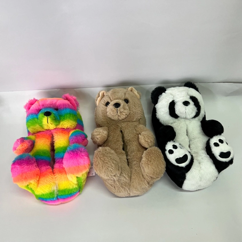 Kawaii animal en peluche Toy adorable maison de Pantoufles Chaussures Soft chaud moelleux de gros cadeaux