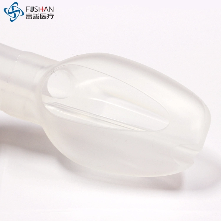 Fushan Medical Patented Product Slipa 3G Double Lumen Non-Inflatable Silicone Mask Airway Laryngeal Mask Airway with CE and ISO