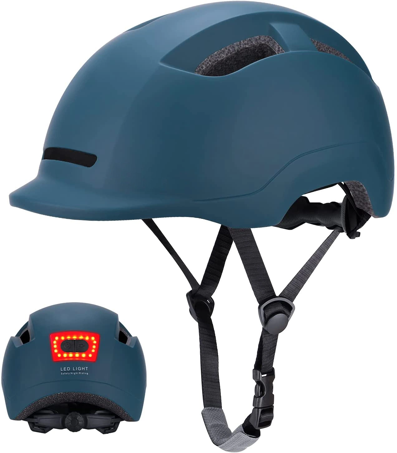 Marcação CE aprovado Cpsc Bike/andar/Aluguer Sport capacete com carga USB LED