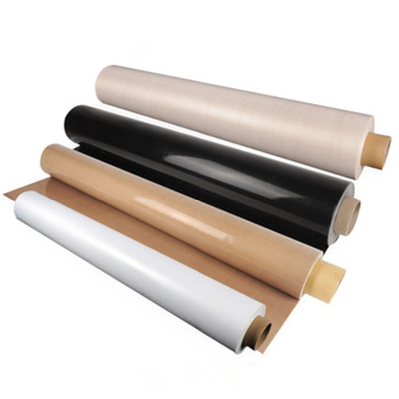 Non-Stick Thermal Insulation PTFE Fiberglass Fabric for Packaging Machine Heat Resistant Liner or Conveyor Belt Factory Direct Sale