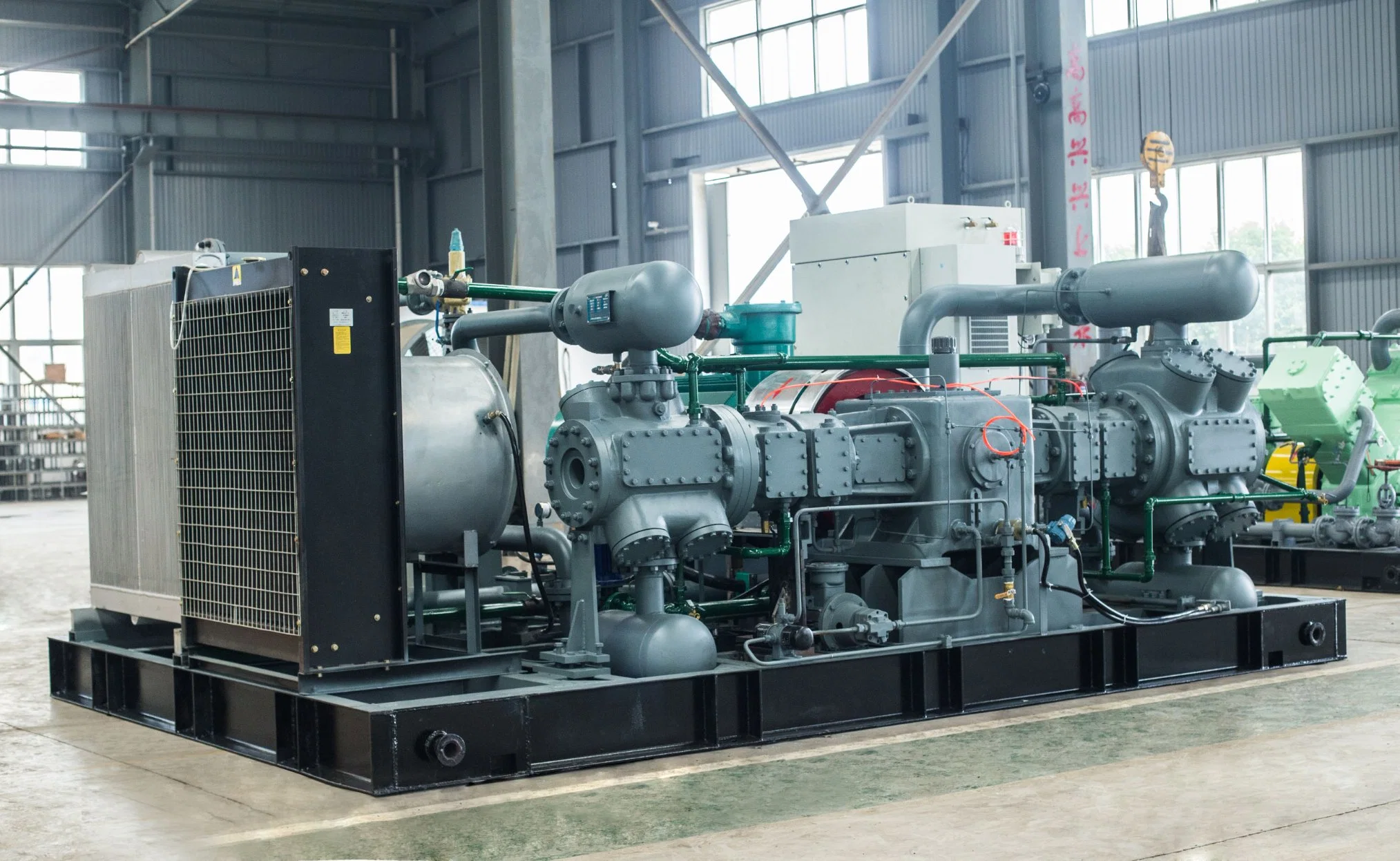 15.9m3/Min Air Compressor Natural Gas Compressor, Reciprocating Piston Type Oil-Free, Water-Cooled, Also Nitrogen/Ammonia/Hydrogen/Biogas/Syngas Compressor